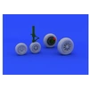 Image de F-104 Undercarriage Wheels Late F.hasega - 1:48e - Accessories