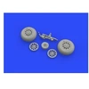 Image de P-51d Wheels For Airfix - 1:48e - Accessories