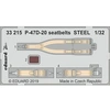 Image de P-47d-20 Seatbelts Steel For Trumpeter - 1:32e - Accessories