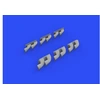 Image de P-40 Exhaust Stacks Fishtail F.hasegawa - 1:32e - Accessories