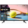 Image de CHIQ L32G7L,32 Pouces, Télévision Android 11 Bord Ultra Fin, HDR, DBX-TV, Smart TV, Netflix, Prime Video, Youtube, Wi-FI 2.4/5G, Bluetooth, Chromecast, Google Assistant en occasion ou reconditionné