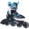 Image de Patins Gokid pour garçons noir/bleu - Roller de loisir en plastique pour enfant
