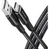 Image de AXAGON BUCM-AM10AB USB-C à USB-A Kabel, 1m, USB 2.0, 3A, geflochten
