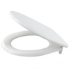 Image de abattant wc déclipsable en duroplast avec traitement anti bactérien, blanc (a601)