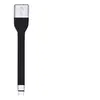 Image de USB-C Flat DP Adapter 4K/60 Hz - Câble adaptateur - 24 pin USB-C (M) pour DisplayPort (M) - Thunderbolt 3 - 11.5 m - support 4K - noir
