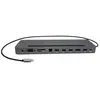 Image de USB-C Metal Ergonomic 4K 3x Display Docking Station + Power Delivery - Station d'accueil - USB-C / Thunderbolt 3 - VGA, HDMI, DP - 1GbE