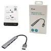Image de USB 3.0 Metal HUB - Concentrateur (hub) - 1 x SuperSpeed USB 3.0 + 3 x USB 2.0 - de bureau