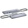Image de 11-in-1 - Station d'accueil - pour ordinateur portable, tablette - USB-C / USB4 / Thunderbolt 3 / Thunderbolt 4 - 11-slot - 2 x DP, HDMI - 1GbE - 100