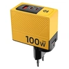 Image de Chargeur mural GaN jaune USB-C 100W + USB 60W Tactical Noir / Jaune
