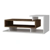 Image de - Table basse design scandinave Spring - L. 90 x H. 35 cm - Blanc - Spring