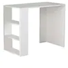 Image de - Bureau avec 3 niches de rangement - Blanc - Netenya
