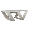 Image de - Table basse design Pipra - L. 110 x H. 60 cm - Blanc - Pipra