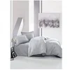 Image de Parure de lit - 129CTN63609 - 1 housse de couette 220 x 240 cm + 2 taies d'oreiller 60 x 60 cm - Satiné 100% coton - Gris