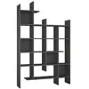 Image de Etagère bibliothèque anthracite Kikra 122 cm