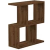 Image de Table d'appoint avec étagère en aggloméré Zet