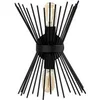 Image de Applique murale filaire en métal - H. 33 cm - Noir - KIRPI
