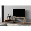 Image de - Meuble TV design industriel Ovit - L. 120 x H. 45 cm - Marron - Ovit