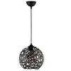 Image de Suspension filaire en métal à hauteur réglable - D. 25 x H. 39 /119 cm - Noir - CELINDRA