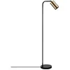 Image de Lampadaire liseuse en métal - H. 120 cm - Doré et Noir - MELITA