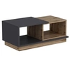 Image de Table basse en bois "Consept" - 90 x 45 x 36 cm - Gris anthracite