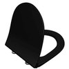 Image de Abattant WC slim fermeture frein de chute Sento noir mat