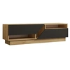 Image de Meuble TV en bois "Yaprak" - 160 x 40 x 45 cm - Saphir, Anthracite