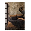 Image de Parure de lit - 129CTN62708 - 1 housse de couette 220 x 240 cm + 2 taies d'oreiller 60 x 60 cm - 100% coton ranforcé - Cuivre