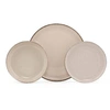 Image de Service vaisselle en porcelaine 18 pièces - Crème - SANCHA