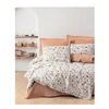 Image de Parure de lit - 129CTN64236 - 1 housse de couette 220 x 240 cm + 2 taies d'oreiller 60 x 60 cm - 100% coton ranforcé - Caramel