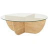 Image de Table basse en verre trempé - Naturel clair et Transparent - AYSUN
