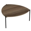 Image de Table basse en bois "Lenny" - 90 x 89 x 40 cm - Noyer