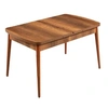 Image de Table a manger extensible sans tiroir en.casa 4 personnes en mdf 132 x 78.5 cm