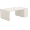 Image de Table basse en bois "Memo" - 86 x 50 x 32 cm - Blanc