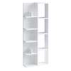 Image de Bibliothèque en bois "Viva" - 60 x 18 x 150 cm - Blanc