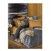 Image de Parure de lit - 1 housse de couette 220 x 240 cm + 2 taies d'oreiller 60 x 60 cm - Satiné 100% coton - Anthracite
