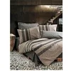 Image de Parure de lit - 129CTN64282 - 1 housse de couette 220 x 240 cm + 2 taies d'oreiller 60 x 60 cm - 100% coton ranforcé - Brun