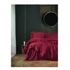Image de Parure de lit - 129CTF24607 - 1 housse de couette 220 x 240 cm + 2 taies d'oreiller 60 x 60 cm - Satiné 100% coton - Rouge