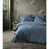 Image de Parure de lit - 1 housse de couette 140 x 200cm + 1 taies d'oreiller 60 x 60 cm - 100% coton renforcé - Anthracite
