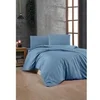 Image de Parure de lit 100% coton renforcé - Housse de couette 220x240 cm - 2 Taies 60x60 cm - Bleu