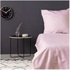 Image de Parure de lit - 1 housse de couette 220 x 240 cm + 2 taies d'oreiller 60 x 60 cm - Satiné 100% coton - Rose