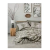 Image de Parure de lit - 129CTN64491 - 1 housse de couette 220 x 240 cm + 2 taies d'oreiller 60 x 60 cm - 100% coton ranforcé - Kaki