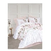Image de Parure de lit - 129CTN64495 - 1 housse de couette 220 x 240 cm + 2 taies d'oreiller 60 x 60 cm - 100% coton ranforcé - Beige