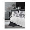 Image de Parure de lit - 129CTN64488 - 1 housse de couette 220 x 240 cm + 2 taies d'oreiller 60 x 60 cm - 100% coton ranforcé - Anthraci