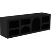 Image de Meuble TV avec 7 niches - Noir - LUELA
