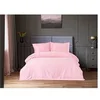 Image de Parure de lit - 129CTN63977 - 1 housse de couette 220 x 240 cm + 2 taies d'oreiller 60 x 60 cm - Satiné 100% coton - Rose