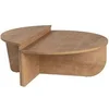 Image de Table basse en aggloméré Podium chêne miel