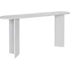 Image de Console moderne en aggloméré Sira blanc