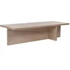 Image de Table basse rectangulaire HARBOR travertine look 120x45x30 cm 25 mm