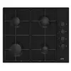 Image de HIGG64123SB - Table de cuisson au gaz - 4 plaques de cuisson - Niche - largeur : 56 cm - profondeur : 49 cm - noir