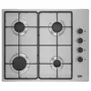 Image de HIGG 64123 SX - Table de cuisson au gaz - 4 plaques de cuisson - Niche - largeur : 56 cm - profondeur : 49 cm - inox